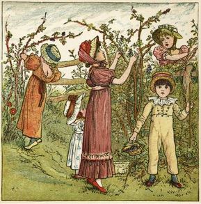 Five Children in a Garden